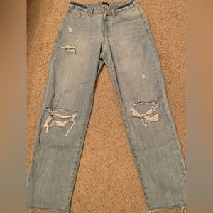 Express mid rise boyfriend jeans